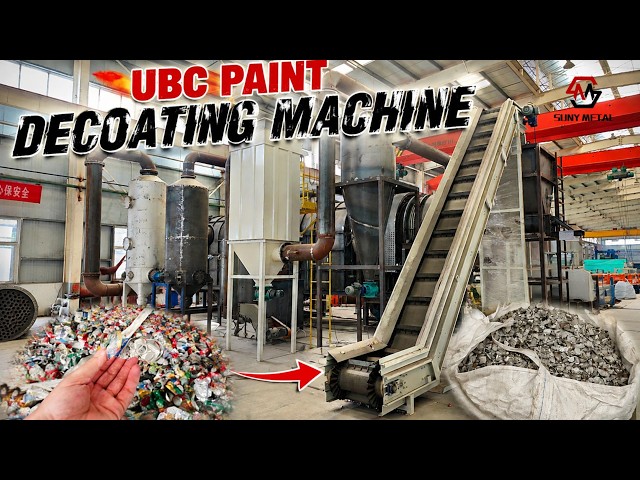 Remove Paint, Unlock More Value! | Aluminum Can Paint Removal In Action🔥#aluminumcans #aluminum