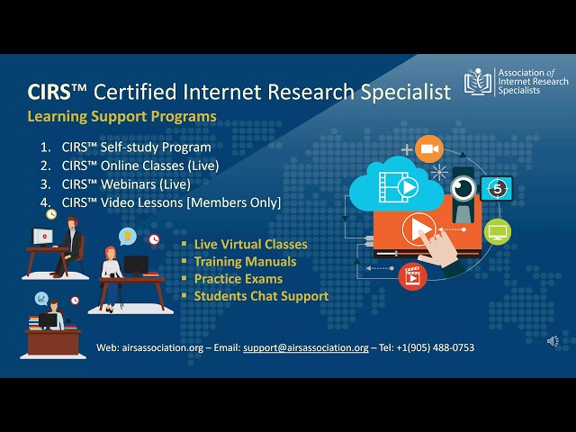 Internet Research Specialist Training Certification | Introduction