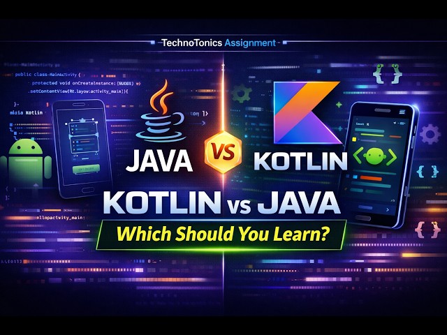 Kotlin vs Java for Android | Which One Should You Learn in 2026? | Technotonics