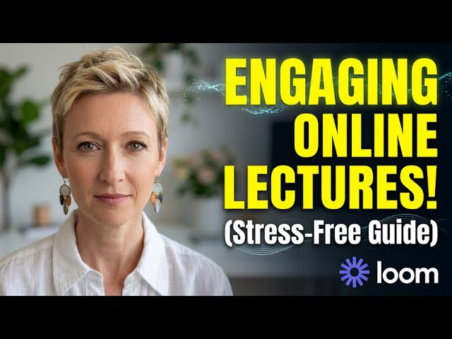 Record Engaging Online Lectures with Loom: Stress-Free Guide for Educators!