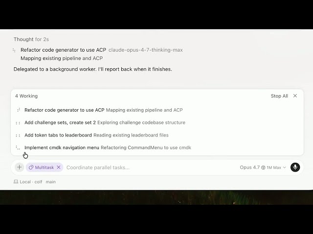 Cursor /multitask Demo: Parallel Agents in One Chat