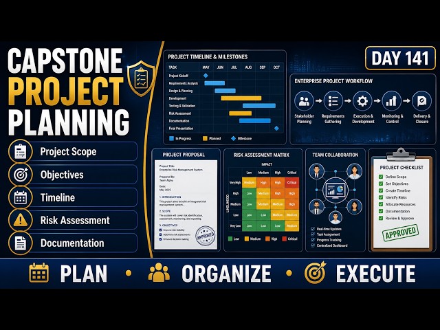 Capstone Project Planning | Project Scope, Risk Assessment & Enterprise Project Management | Day141