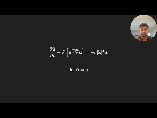 Numerical simulation of the 2D Taylor-Green vortex using a pseudo-spectral method