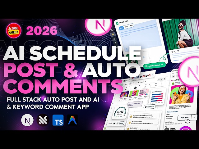 Build AI Social Media Auto Scheduler (Auto Posts + AI Replies + Social Login) | Next.js + Traycer AI