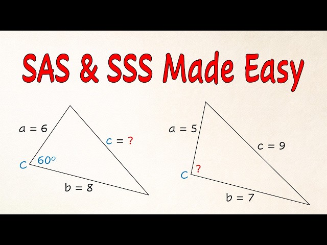 Law of Cosines Made Easy (With Examples)