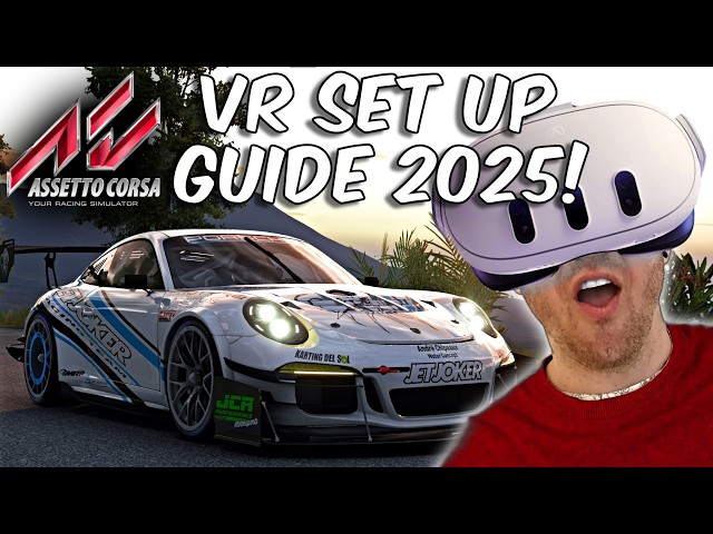 Assetto Corsa VR Set up Tutorial Start to Finish! Quest 3