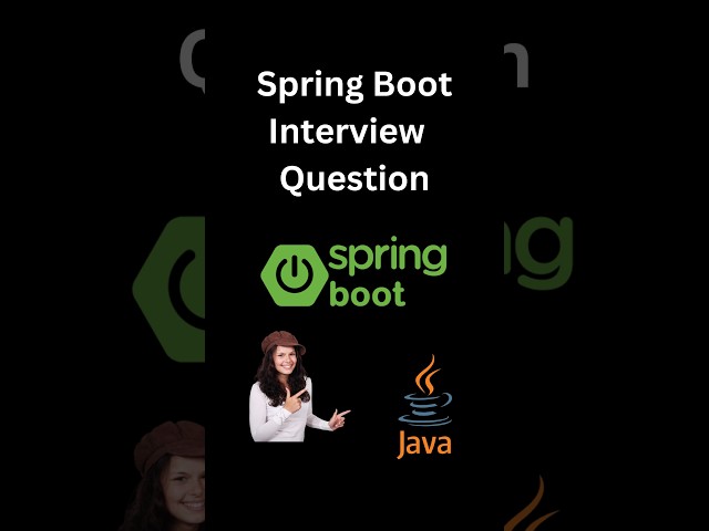 Spring boot  interview question and answer  | Question 1🔥🎯😍#java #springboot