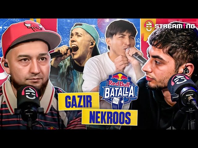 GAZIR VS NEKROOS ☠️| NITRO and ELEMENTAL REACT TO RED BULL INTERNATIONAL BATTLE