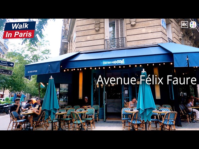 Avenue Félix Faure (4K) | Paris Walking Tour 2026