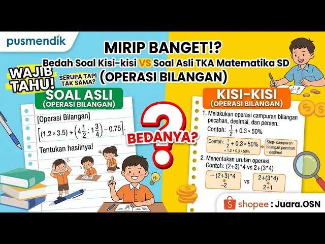 SCARY SIMILAR!? Analyzing the TKA Math Practice Test vs. Real Exam Questions (Number Operations)