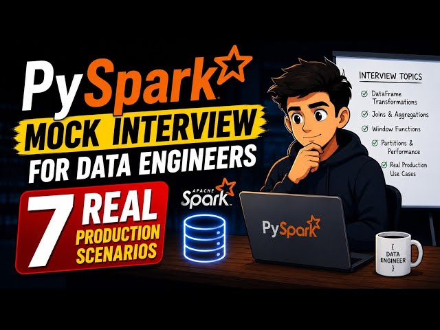 PySpark Mock Interview for Data Engineers | 7 Real Production Scenarios #bigdata #dataengineering
