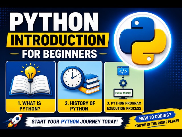 Python Introduction | What is Python? History & Program Execution