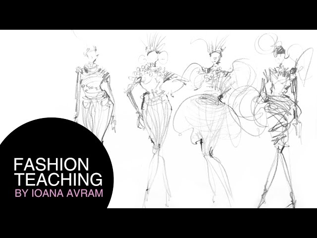 Tips to draw better a fashion sketch in 4 minutes