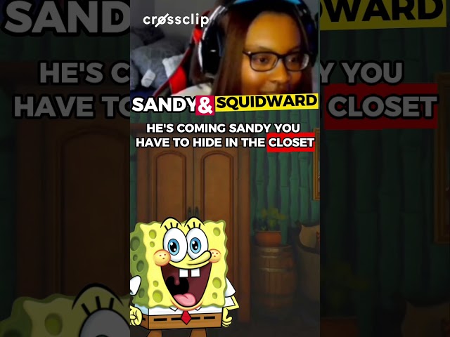Sandy Cheeks vs. Squidward! || Sinister Squidward #shorts
