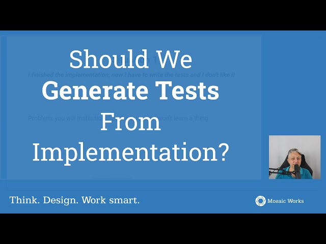 Should We Generate Tests From Implementation?