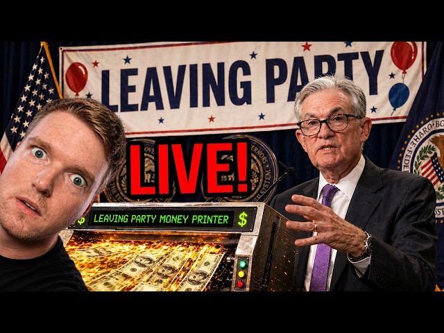 LIVE: FOMC MEETING. TRADING BITCOIN PRICE LIVE. JEROME POWELL FINAL SPEECH.