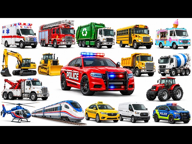 165+ Vehicle Names | Learn Vehicle Names in English with sounds  | Mode of Transport for kids