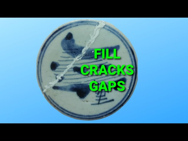 How to Fill Cracks in Pottery and Broken Ceramic #ceramics #restoration #porcelain #repair #diycraft