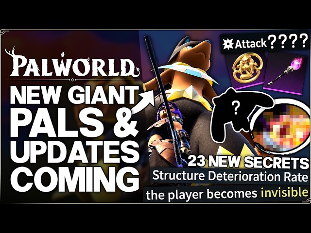 Palworld 1.0 - New Pals, Giant Pal Exploit, Free Items, OP Base Trick & More - 23 New Tips Guide!