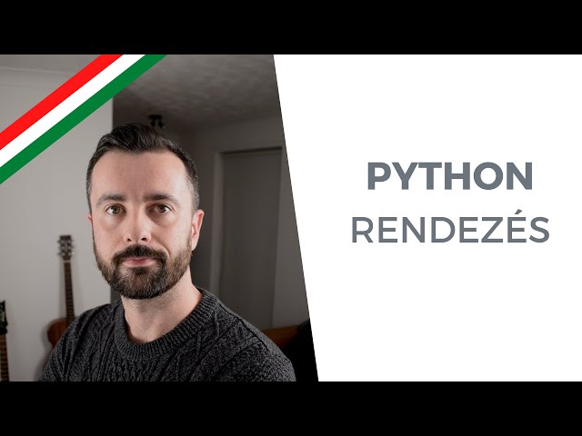 Python sort (rendezés) – Python tutorial magyar felirattal – CodeBerry Programozóiskola