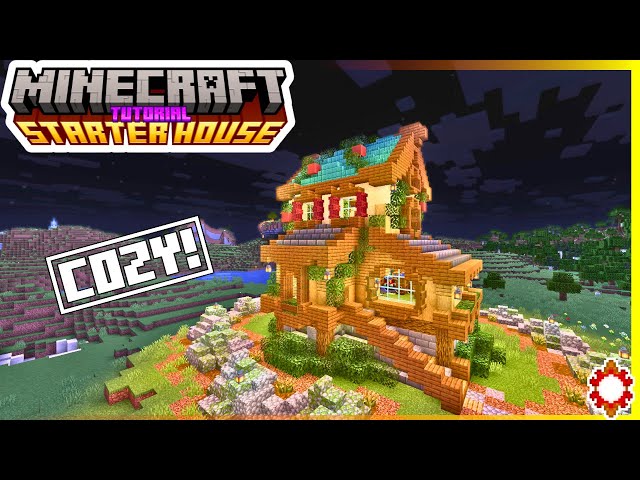BEST MINECRAFT STARTER HOUSE 2026! | Minecraft Cozy Starter Cabin Tutorial