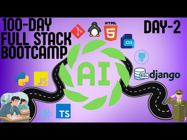 CHATGPT : 100-Day Full Stack Developer BOOTCAMP | Python, TypeScript, React, Git Linux - DAY 2 Loops