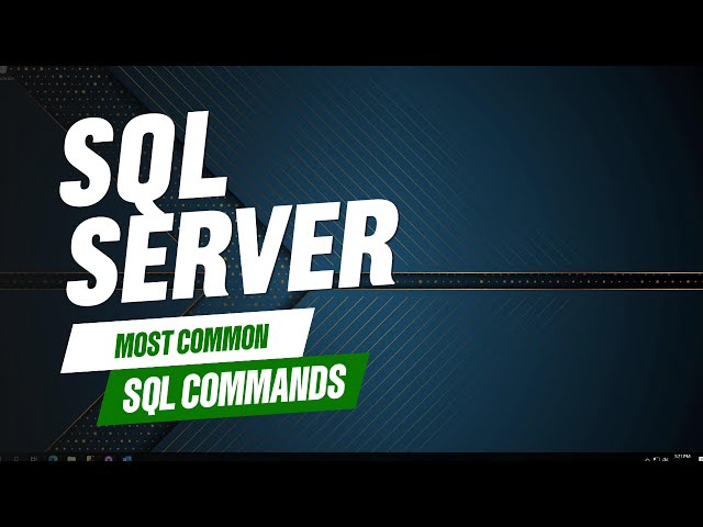 Most Common SQL Commands Explained with Examples