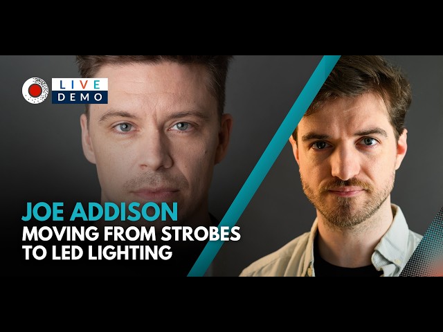 Moving From Strobes to LED Lighting | Live Photography Demo with Joe Addison