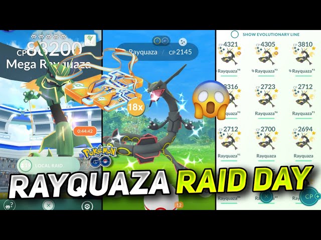 Mega Rayquaza Raid Day Confirmed | Get 18 Free Raid Pass in Pokemon Go 2025
