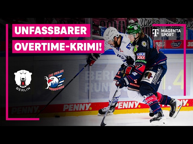 Eisbären Berlin vs. Adler Mannheim, Highlights with Live Commentary | PENNY DEL, Final | MAGENTA ...