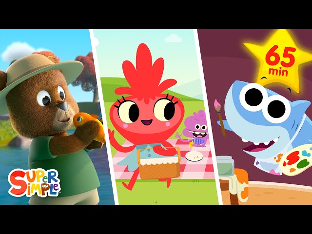 Keep On Swimming | And More FUN Kid Songs! | Super Simple Songs