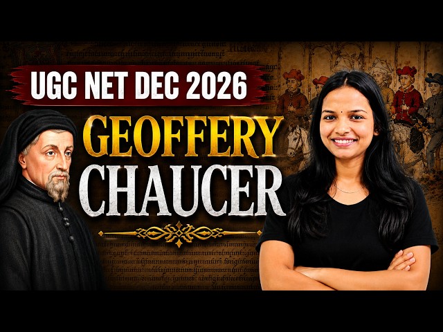 Geoffrey Chaucer | British Literature | UGC-NET | CUETPG | TGT | PGT #English #geoffreychaucer