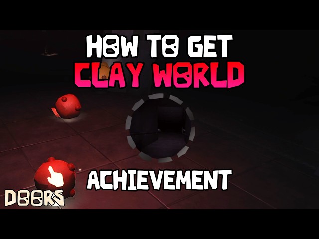 How To Get CLAY WORLD Achievement In DOORS (Roblox)