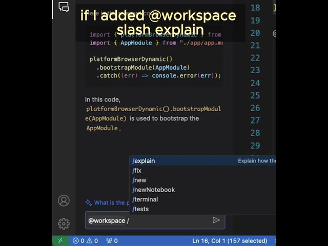 @workspace -  all about that #copilot #context