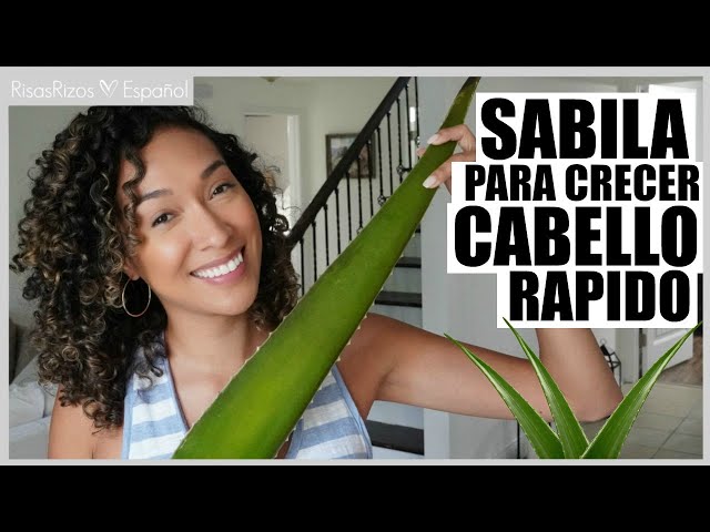 Sabila Para Crecer Cabello Rapido - Tratamiento Casero Aloe Vera