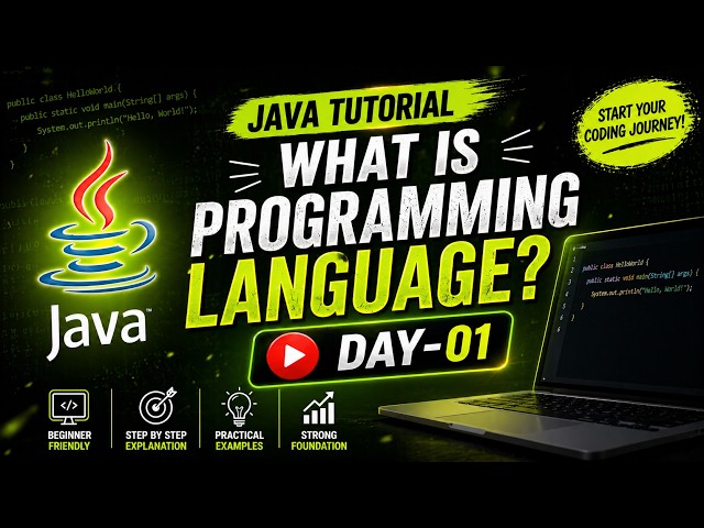 Java Programming in Tamil 2026 | Day 1 — What is Programming & How Apps Are Built