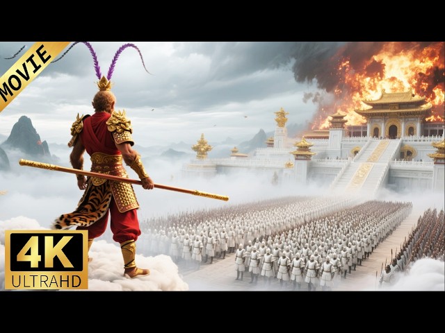 🔥Monkey King Full Movie 2025：Sun Wukong wreaks havoc in the Heavenly Palace！#功夫#china   #武侠 #kungfu