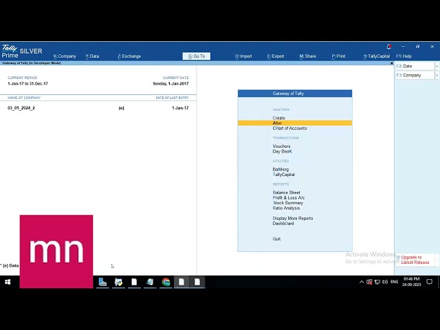 Extracting part number and alias from Tally #tally #tallyapi