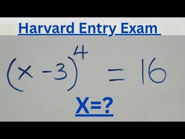 Only a genius can solve this Algebra equation | Math Olympiad Mathematics 