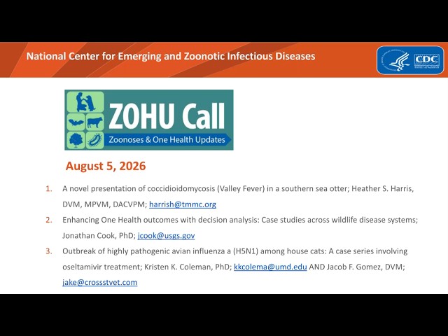 CDC ZOHU Call August 5, 2026