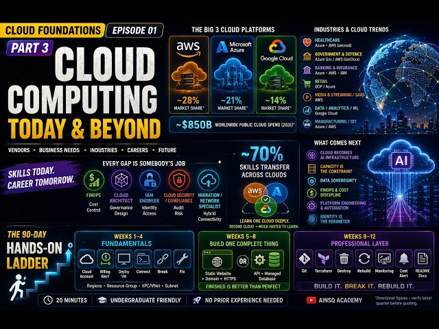 Cloud Computing Today & Beyond | AWS vs Azure vs Google Cloud, Careers & Future