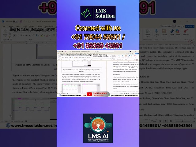 How to make Literature Review Faster Best AI Tool for Research Paper Writing Reference to content