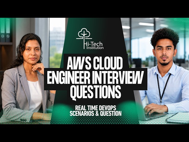 AWS Cloud Engineer Interview Question & Answer 2026 | Real-Time DevOps Scenarios |AWS Mock Interview