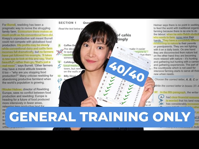 IELTS General Training Reading FINALLY EXPLAINED