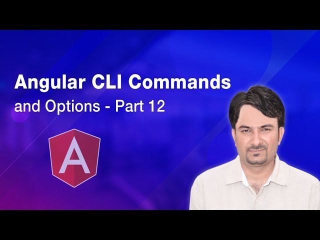 Angular CLI Commands and Options | Angular Tutorial