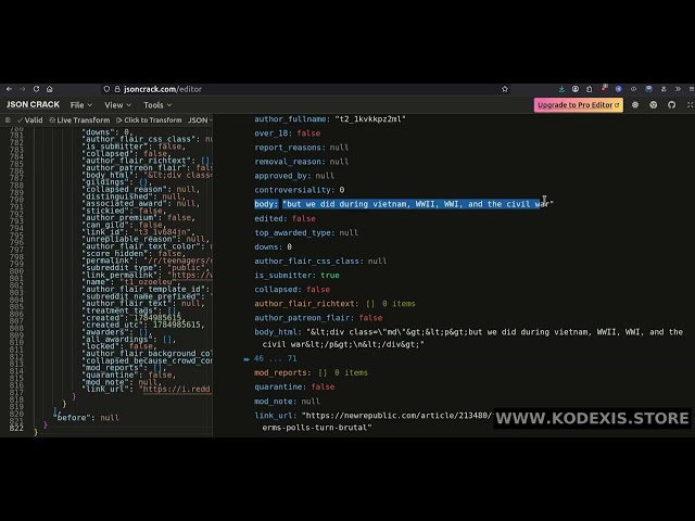 Reddit Scraper API | How to Get Reddit User Comments Using API | Kodexis.store
