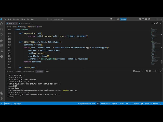 Let's Build a Programming Language - Parser