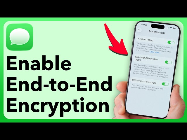 How to Enable End-To-End Encrypted Messages on iPhone