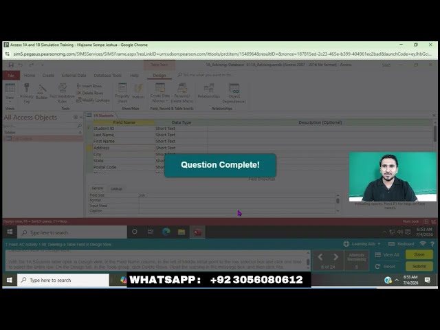 Access 1A and 1B Simulation Training | Access 1A and 1B Simulation Exam |access 1A and 1B simulation