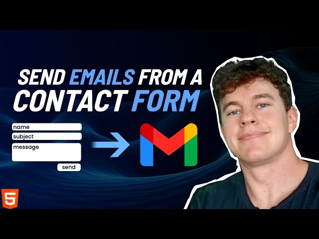 How to Send Emails From an HTML Contact Form